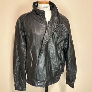 Byrnes & Baker vintage leather jacket unisex